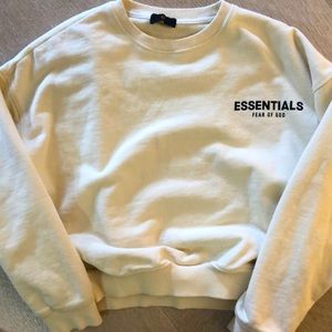 Essentials fear of god sweatshirt